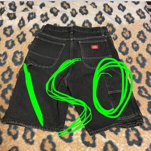 ISO dickies men’s black jean cargo shorts